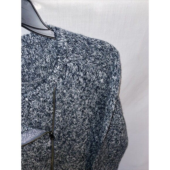 J. Jill Womens Pullover Sweater Size Medium Gray Mottled Going Out Party Comfort - Picture 4 of 12